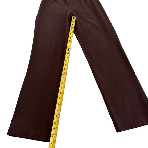 L.L. Bean Stretchy Waistband Brown Long Pants Size Small Reg - Picture 8 of 16